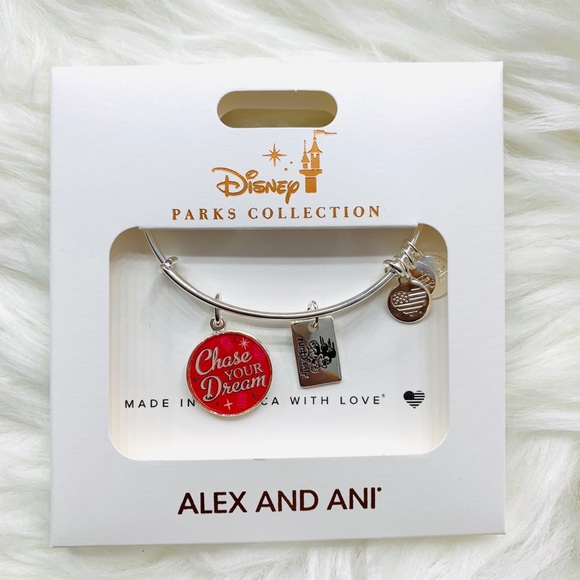 New Disney Alex And Ani runDisney 2018 Marathon Weekend Silver Bangle Bracelet